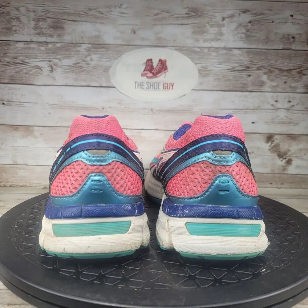 ASICS Gel-Excite 2 Sneakers Women's Size 6.5 Pink Blue Lace Up Running Shoes